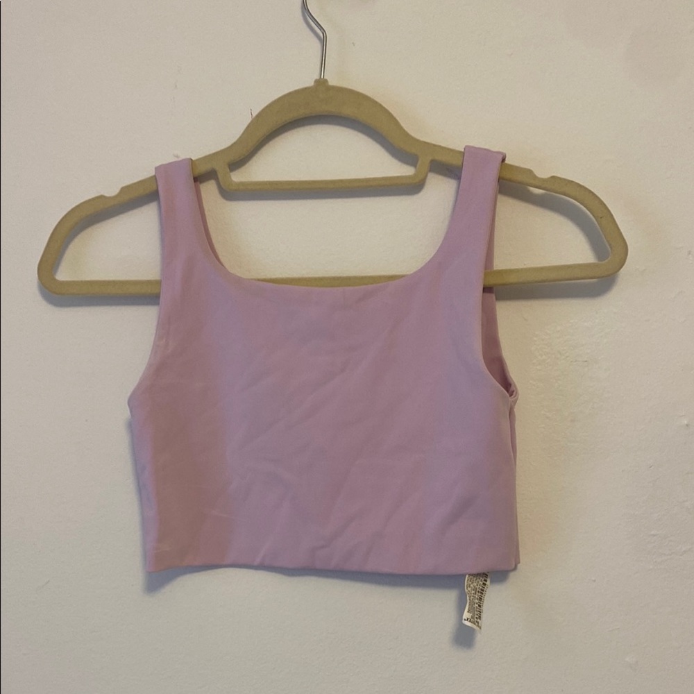 Lavender Crop Top